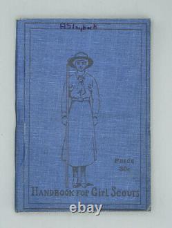 1917 Handbook For Girl Scouts How Girls Can Help Their Country Rare Vintage