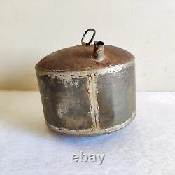 1920s Vintage Handmade Old Oil Can With Handle Rare Decorative Collectible T493