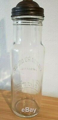 1922 POLARINE STANDARD OIL CO. Quart Bottle glass qt. Very rare quart! Can