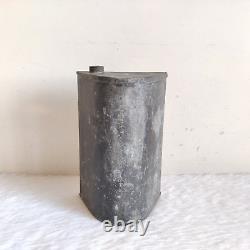 1930s Vintage Unique Shape Petrol Tin Can Automobile Collectible Old Rare TI303