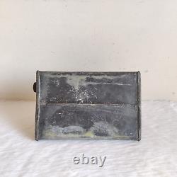 1930s Vintage Unique Shape Petrol Tin Can Automobile Collectible Old Rare TI303