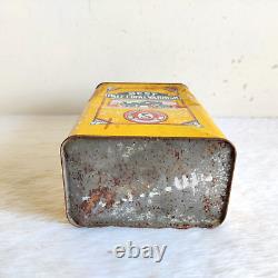 1940s Vintage The London Best Pale Copal Varnish Advertising Tin Can Rare TI587