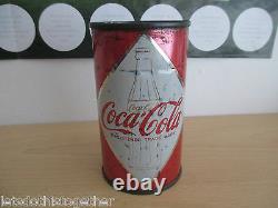 1960's Retro Coca-Cola British Vintage Diamond Metal Coke Can RARE