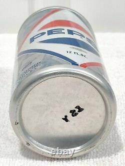 1967 New All Aluminum Pepsi Diamond Logo Transitional Soda Can Pepsico VERY RARE