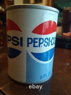 1970's vintage Rare Pepsi-Cola 8oz Pull Tab Soda Can Bottled In Alabama