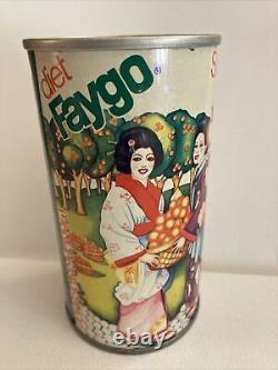 1977 Sugar Free Diet Faygo Can Mandarin Orange 12 Oz Rare Vintage Vtg Display