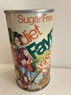 1977 Sugar Free Diet Faygo Can Mandarin Orange 12 Oz Rare Vintage Vtg Display