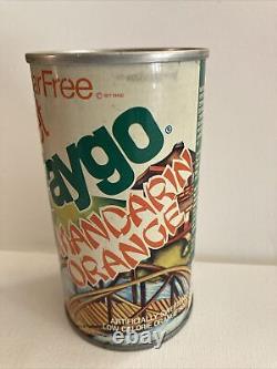 1977 Sugar Free Diet Faygo Can Mandarin Orange 12 Oz Rare Vintage Vtg Display