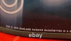 1978 Rare! Vintage Raiderettes Raiders Oakland Trash Can Cheerleaders NFL