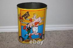 1988 NINTENDO POWER PUNCH-OUT TRASH CAN! Rare & Radical