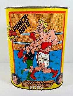 1988 Nintendo Power Punch Out Garbage Trash Can NES RARE