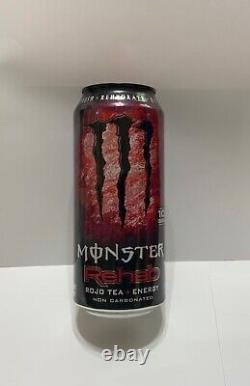 (1) Monster Energy Drink Rehab Rojo Tea Rare Collectors Can Full Unopened 2013