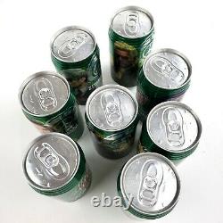 2010 Metal Gear Solid Rare Mountain Mtn Dew Japan Empty Can Set Bottom Opened