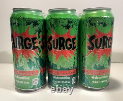 2014 Surge Soda Empty 6 pack 6pk 16oz can Collectible CocaCola Rare Discontinued