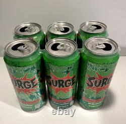 2014 Surge Soda Empty 6 pack 6pk 16oz can Collectible CocaCola Rare Discontinued