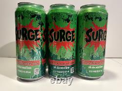 2014 Surge Soda Empty 6 pack 6pk 16oz can Collectible CocaCola Rare Discontinued