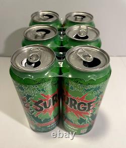 2014 Surge Soda Empty 6 pack 6pk 16oz can Collectible CocaCola Rare Discontinued