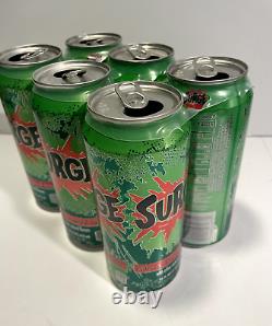 2014 Surge Soda Empty 6 pack 6pk 16oz can Collectible CocaCola Rare Discontinued