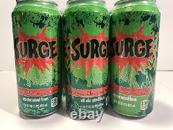 2014 Surge Soda Empty 6 pack 6pk 16oz can Collectible CocaCola Rare Discontinued