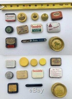210! TIN Bonanza Vintage & Rare Typewriter Ribbon & Household Tin Can Collection