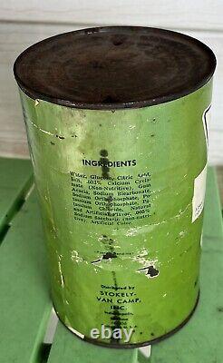 60's Stokely Van Camp's GATORADE 46oz Steel Can Bottle Energy Drink RARE Vintage