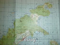 6326 iii Rare 1969 Map CON SON ISLAND CAN DAO VC POW CAMP Vietnam War