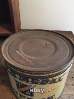 ANTIQUE GOLD MEDAL TIN LITHO 1LB COFFEE CAN MANSFIELD OH 1929 T & A Co. Rare