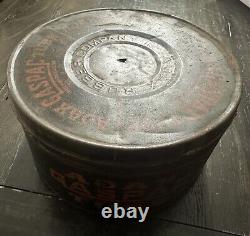 Ajax Rubber Gaspac Inner Tube Can, 1924, Very Rare, Great Shape Vintage