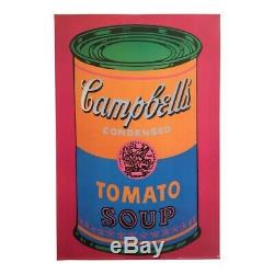 Andy Warhol Lithograph Print Pop Art Poster CAMPBELL'S SOUP CAN 1968 Rare