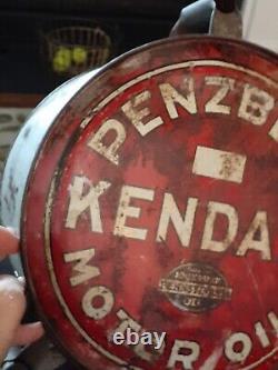 Antique 1920's KENDALL PENZBEST 5 Gallon Motor Oil Rocker CanRARE