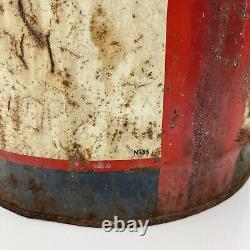 Antique 5 Gallon ENCO Gas Can USA Rare Hard To Find Dated 1893 N-55 Rusted Metal