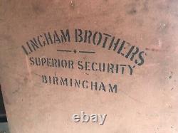 Antique Vintage Retro Victorian Rare Lingham Bros Safe Can Deliver