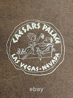 Awesome Vintage Caesars Palace Hotel Casino Las Vegas Hotel Room Trash Can Rare