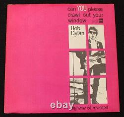 BOB DYLAN Can YOU Please Crawl Out Your Window Denmark PS + 45 RARE