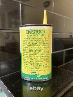 BP C. O. R Energil Handy Oiler Vintage Tin Can RARE