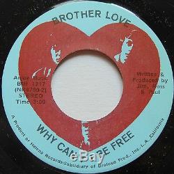 BROTHERLY LOVE WHY CAN'T WE BE FREE rare PSYCH / FUNK soul 45 private HEAR
