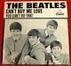 Beatles CAN'T BUY ME LOVE 1964, Ultra Rare Original Picture Sleeve! STRONG VG+