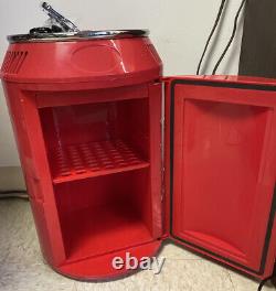 Big Red Drink Beverage Can Portable Heater Cooler Minifridge RARE! Advertising