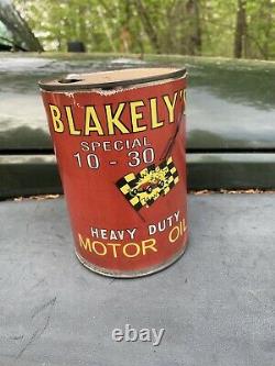 Blakelys Special Motor Oil Can Rare Oil Can
