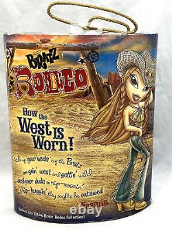 Bratz Rodeo Yasmin Fashion Doll Cowgirl Rare HTF NRFB But Top Can Be Opened