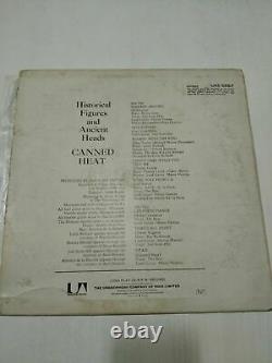 CANNED HEAT historical figures ancient heads RARE LP record INDIA INDIAN poor
