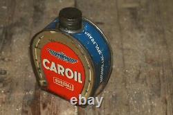 CAROIL very RARE oil can for moto Öldose bidon huile / mobiloil shell aeroshell