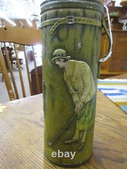 CHOICE/RARE 1911 Robertson Bros. Limited Fine Chocolate Golf Bag Tin
