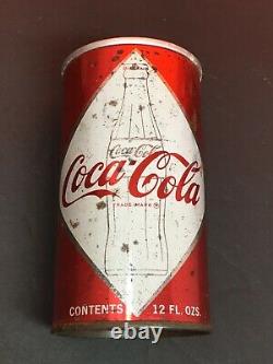 COCA-COLA Rare DIAMOND PULL TAB SODA CAN Coke NORFOLK, VA. NORP CANNING CO