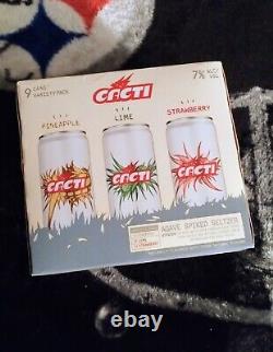 Cacti Seltzer 9pk Sealed/Empty Can Box Rare & Discontinued Travis Scott