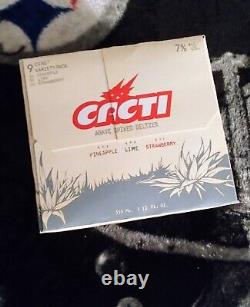 Cacti Seltzer 9pk Sealed/Empty Can Box Rare & Discontinued Travis Scott