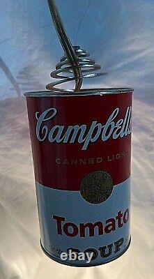 Campbell's Soup Can RARE Collectable Light Lamp Designer Andy Warhol RARE item