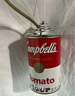 Campbell's Soup Can RARE Collectable Light Lamp Designer Andy Warhol RARE item