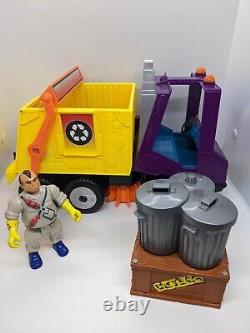 Captain Planet Garbage Truck Cannon&Exploding Garbage Cans rare 1991 Tiger Toy