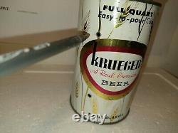 Cone top beer cans krueger quart Rare nice condition